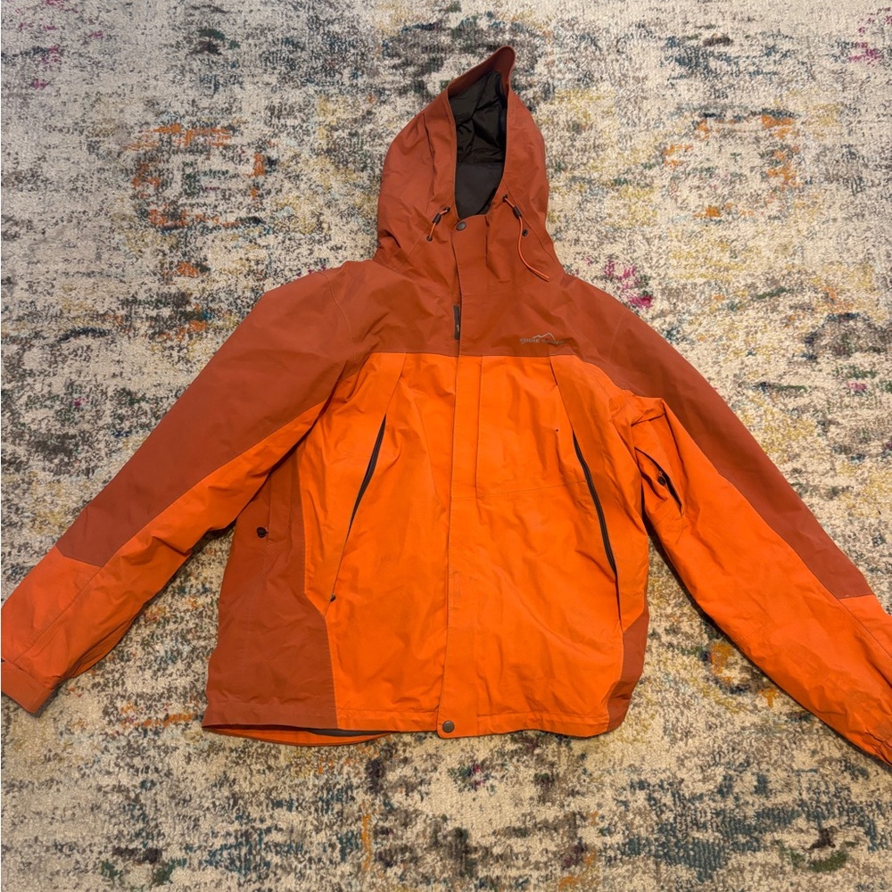 Eddie Bauer Men's Two-Tone Orange Performance Jacket
